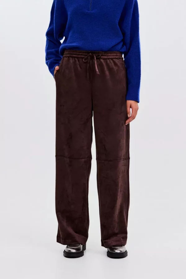 tobysew lange broek suéde