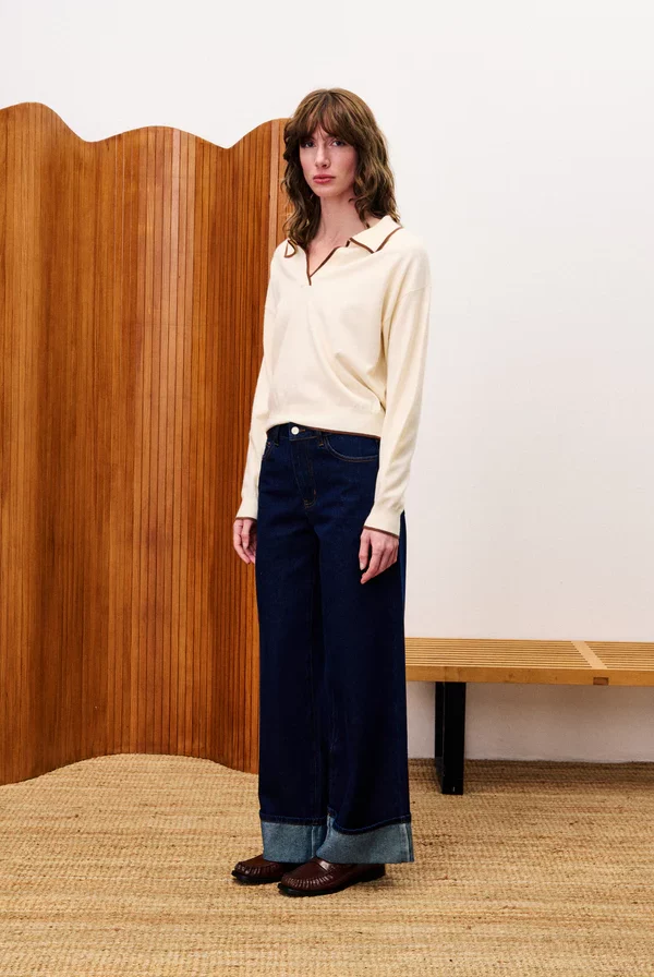 Triolet Cream Sweater