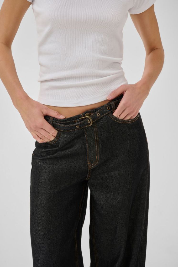 Jeans Wide MWTasma 181 100073 Black Un