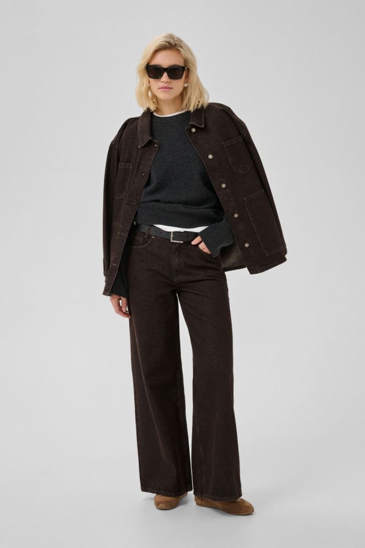 Jeans Wide MWAva 188 109758 Dark Bro