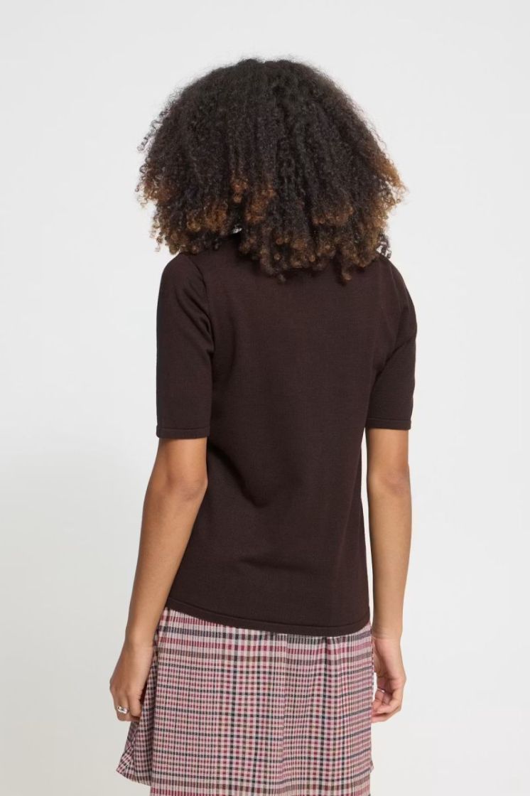 LULS O-NECK SS 191109 Chocolat