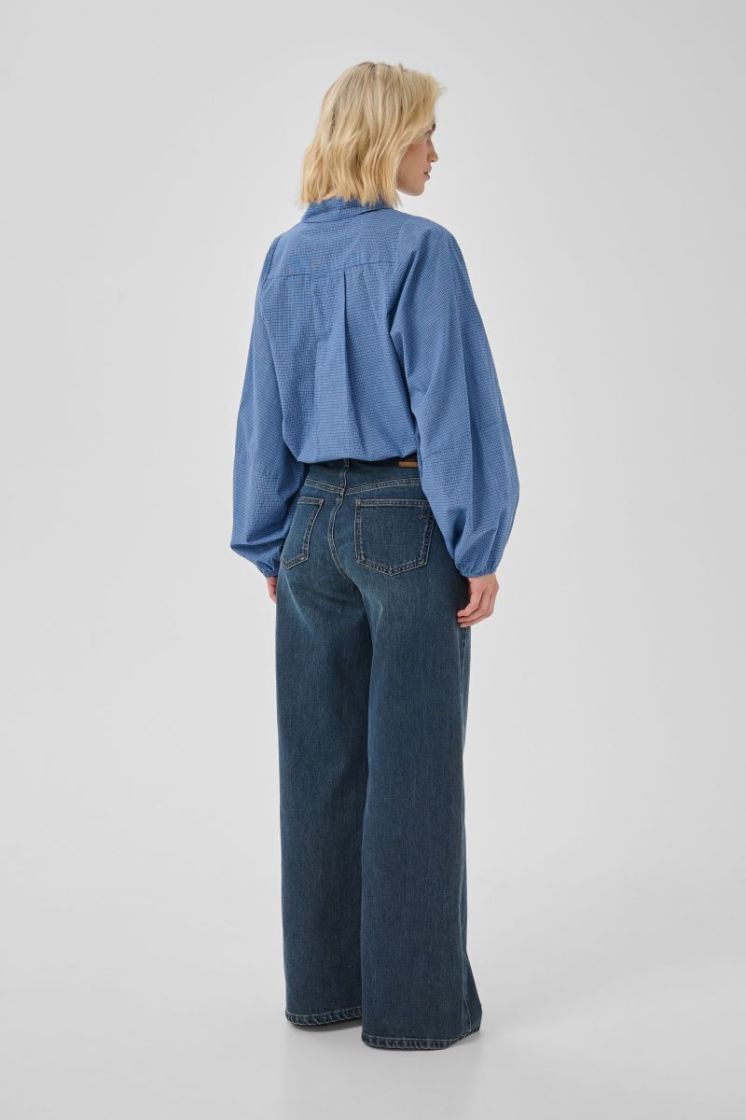 Ilse Balloon Sleeve Shirt 109861 Clear Bl