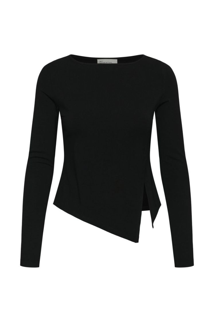 Nupti Asymmetric Blouse 100031 Black
