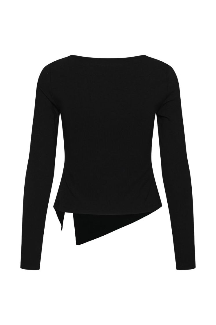 Nupti Asymmetric Blouse 100031 Black