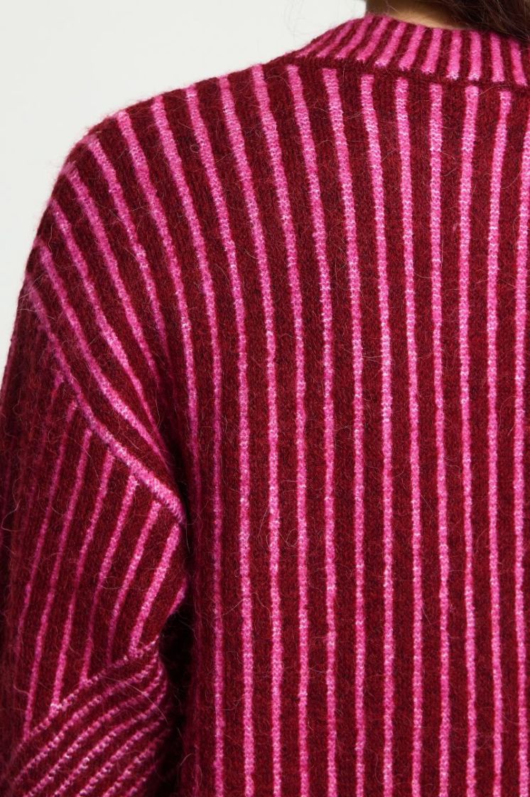 KAMARA LS STRIPE5 900008940 RHODO