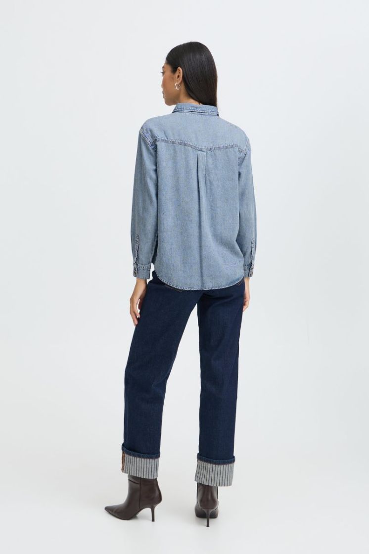 LEVENA SHIRT 200460 Ligth Bl