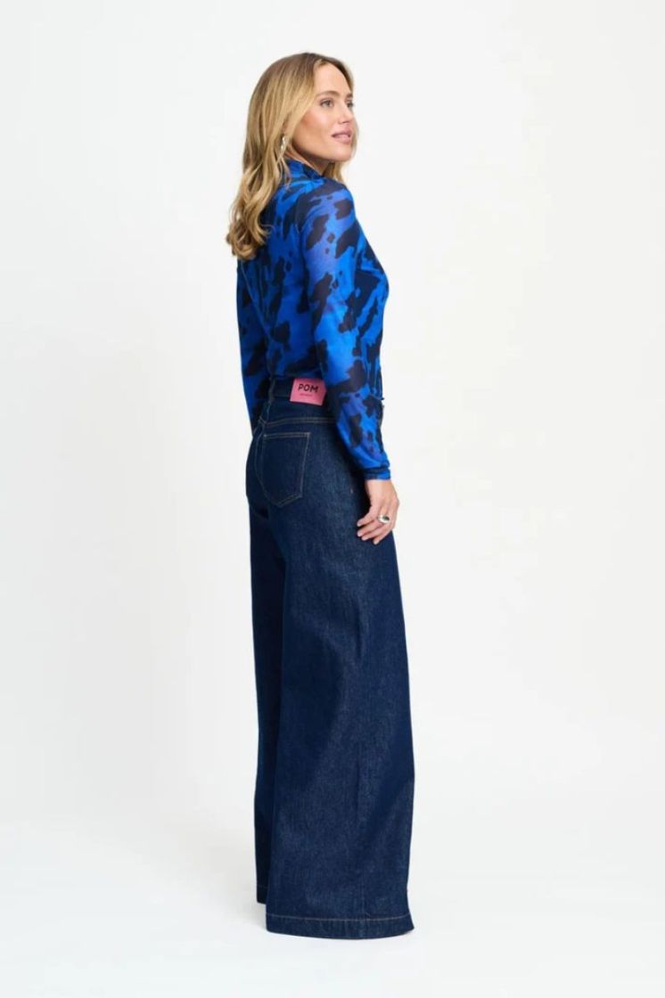 Romi Turtleneck Animal 650 Blue