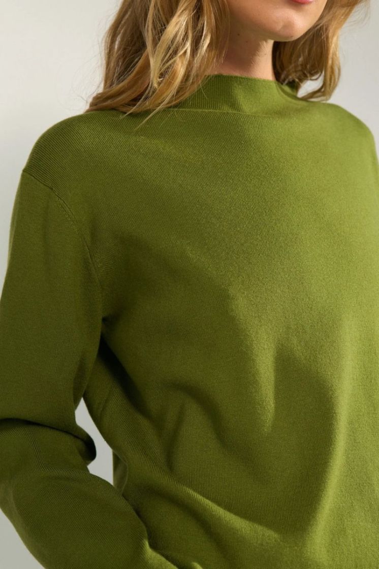 Carma crop pullover 4060 Calla Gree