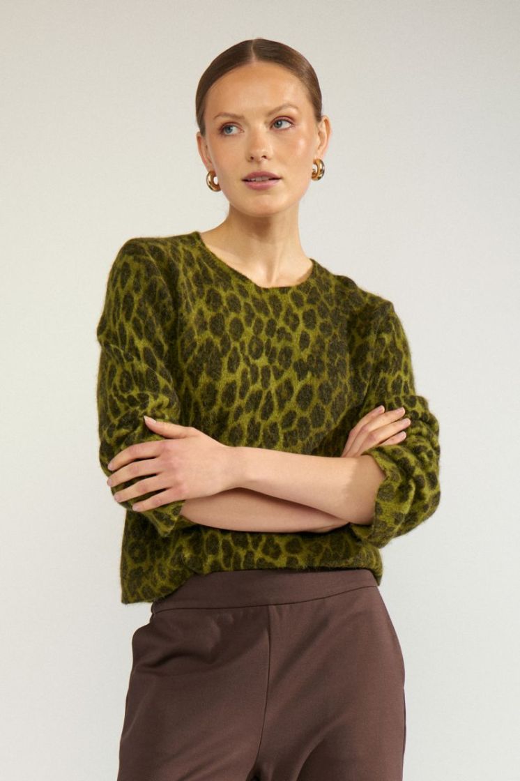 Riette leo pullover 4060 Calla Gree