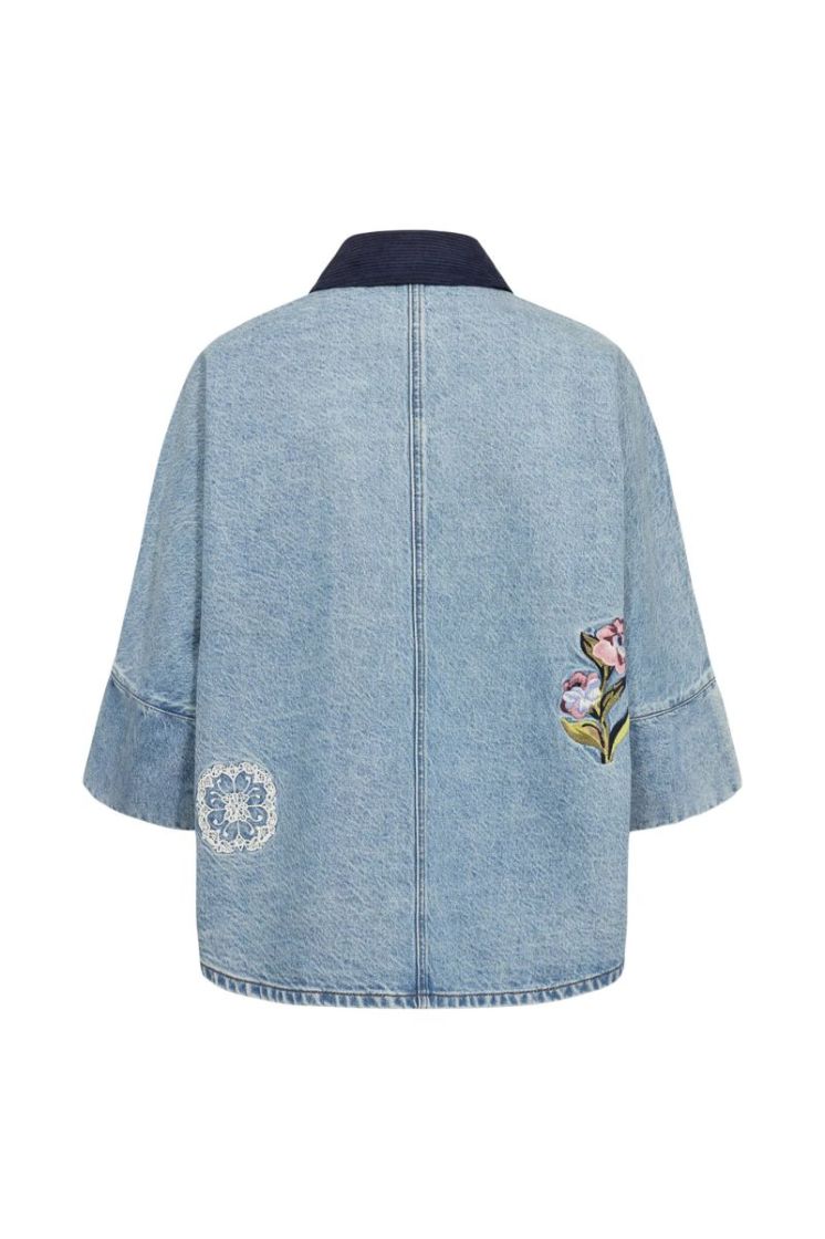 Denma oversize shirt 3013 medium blu