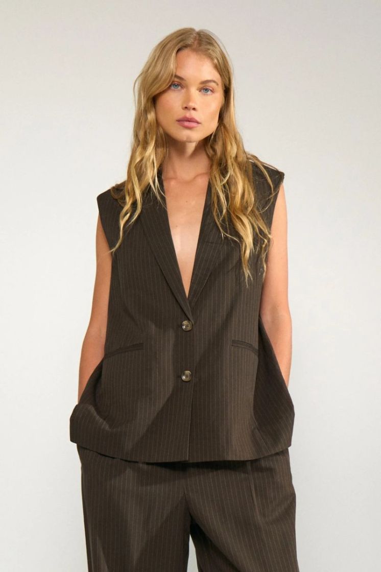 Sonya vest 5698 Black Coff