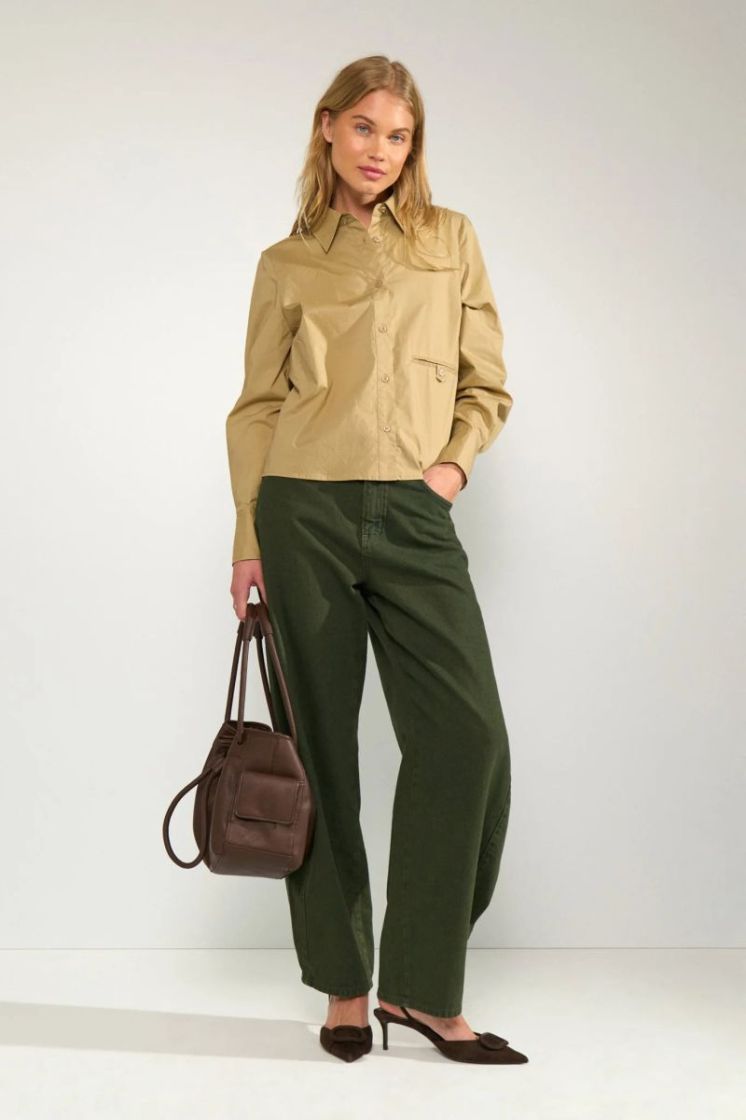 Amsterdam HR barrel jeans 4084 forest nig