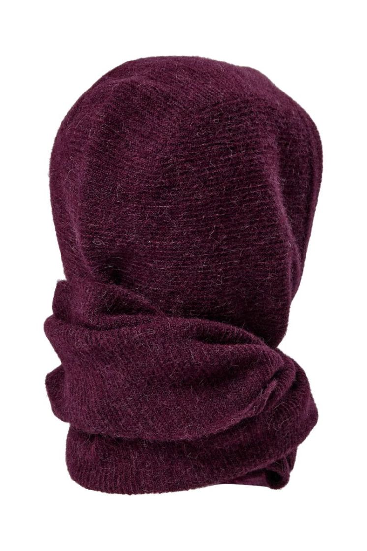 Riette hoodie scarf  2730 Fig