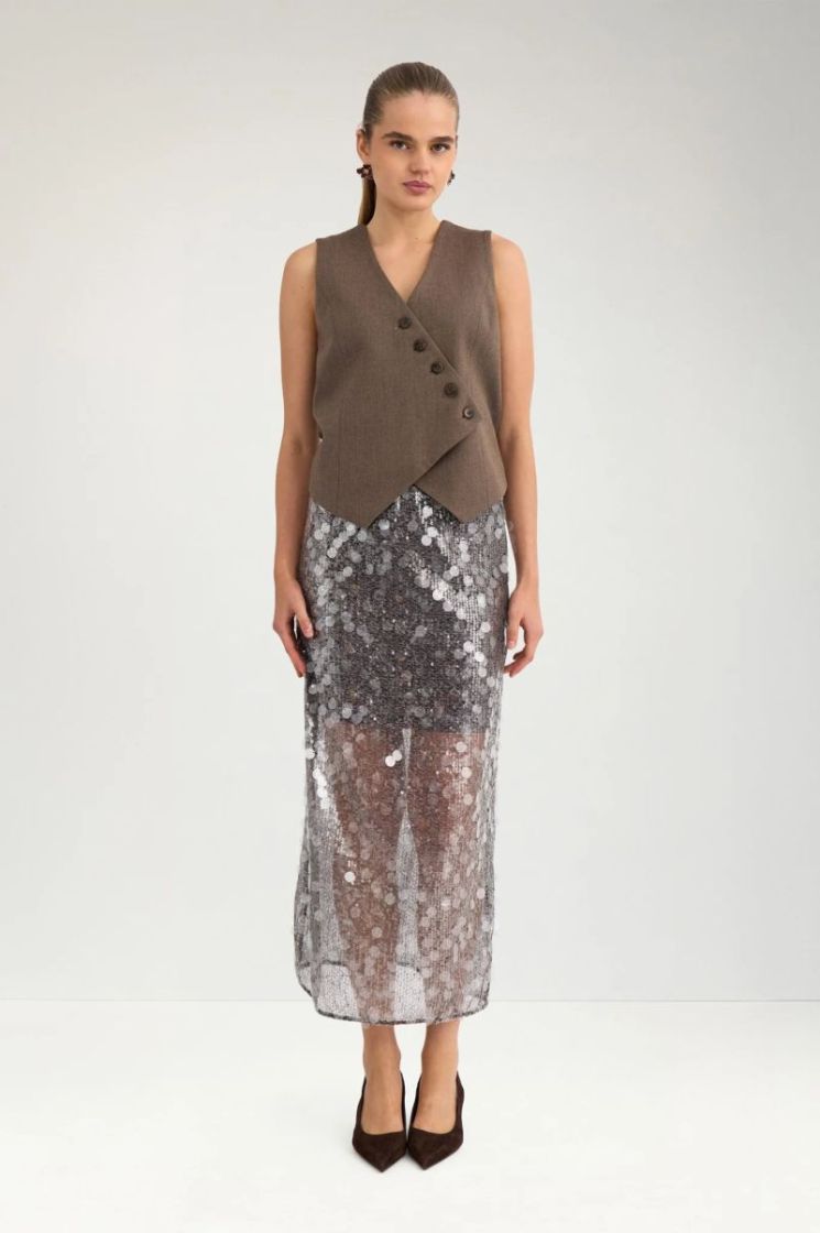 Laija skirt 5034 chocolate