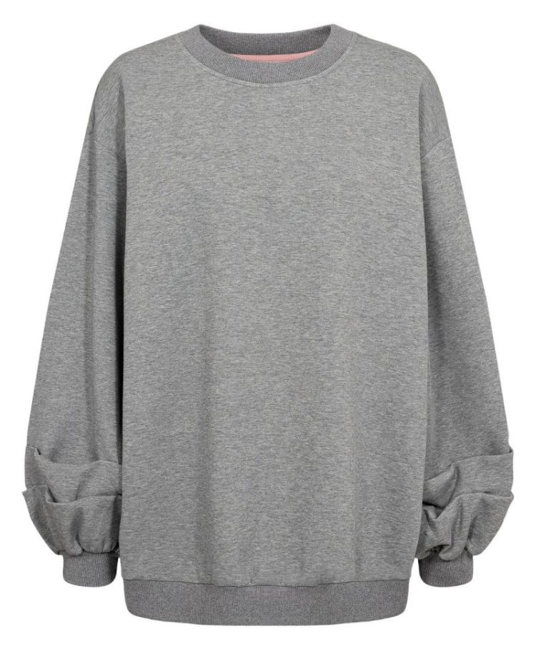 Stinna oversized sweatshirt 0526 dark grey 