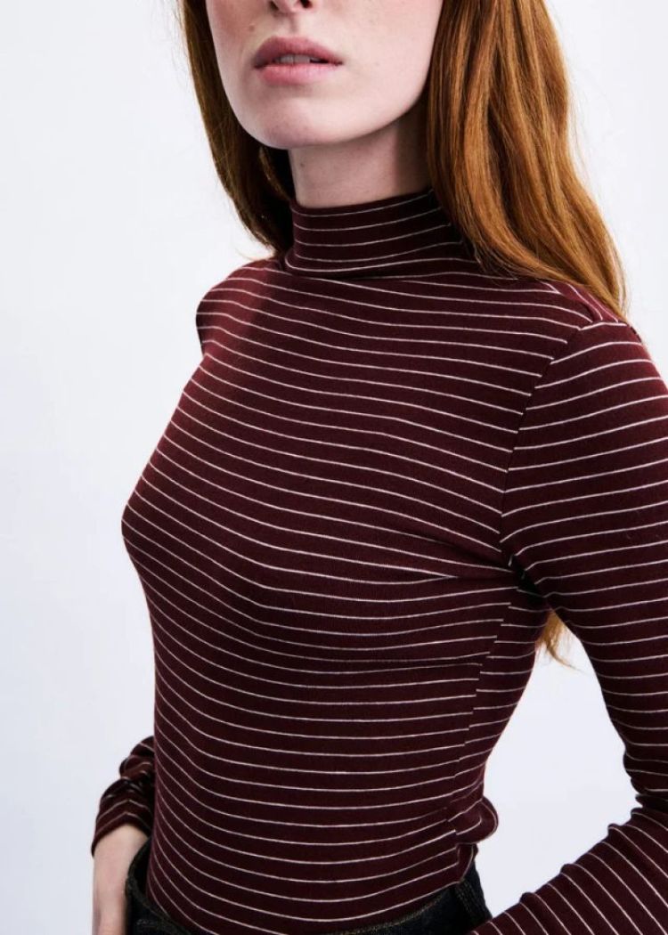 Odori T-shirt bordeaux