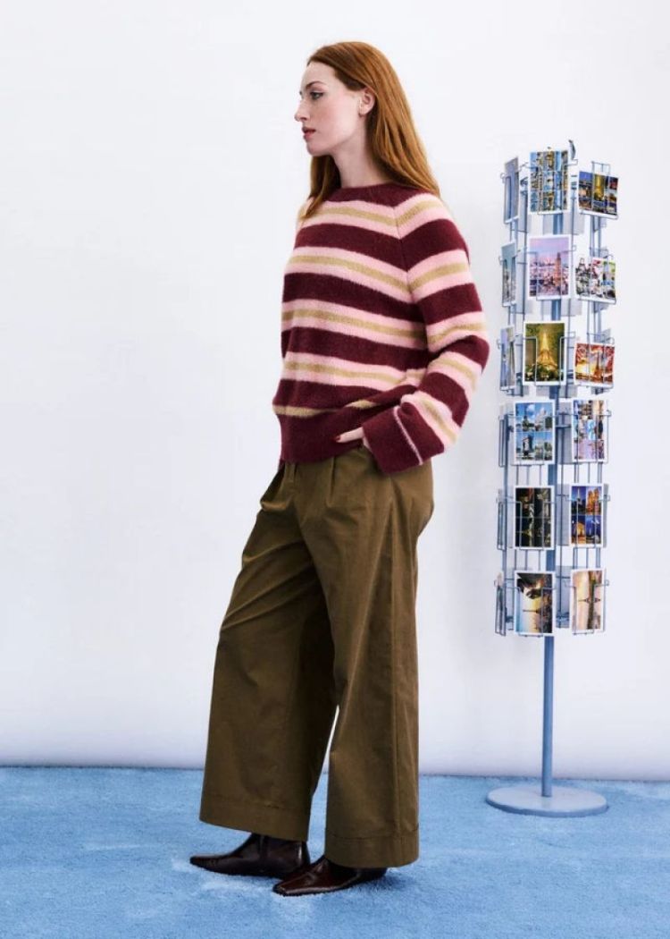 Pull Nara bordeaux