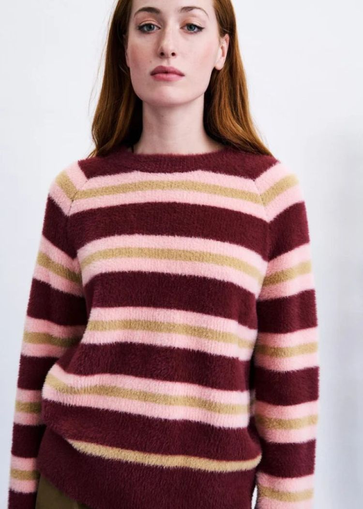 Pull Nara bordeaux