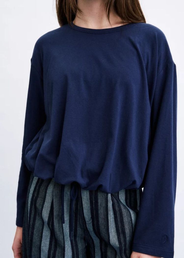 Haneul Top bleu marine
