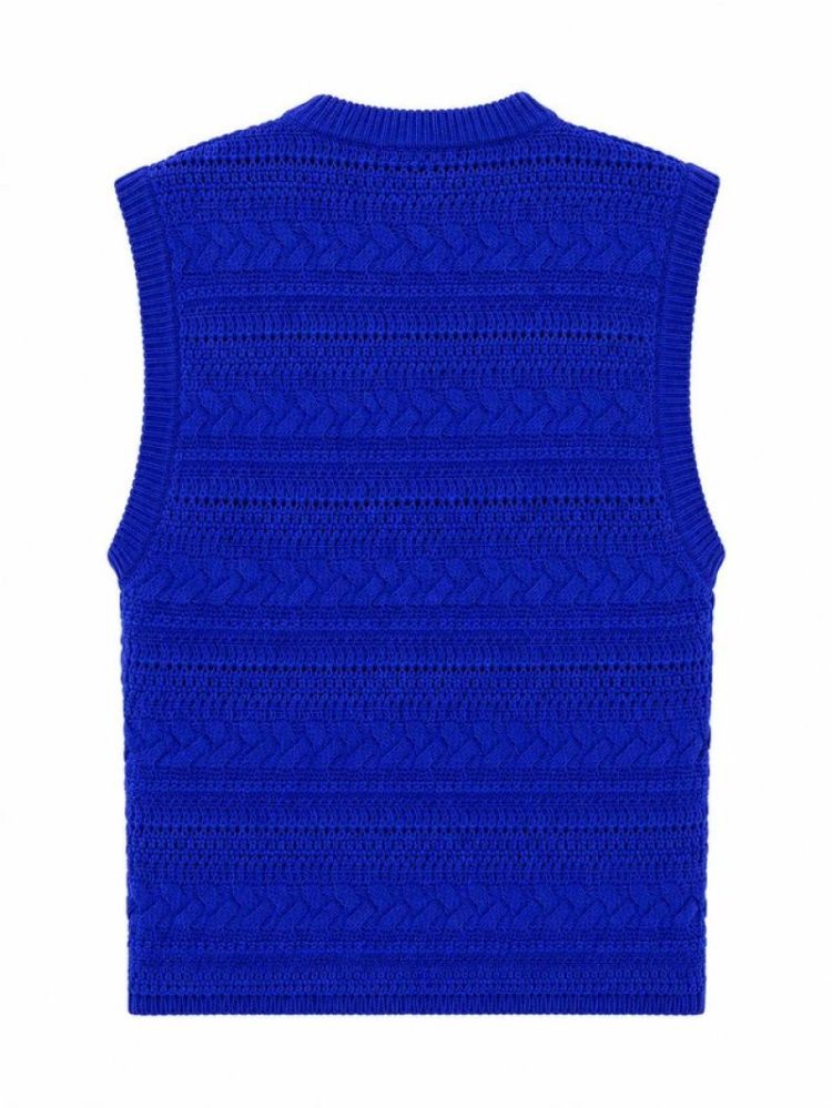 Miryang cardigan bleu electrique