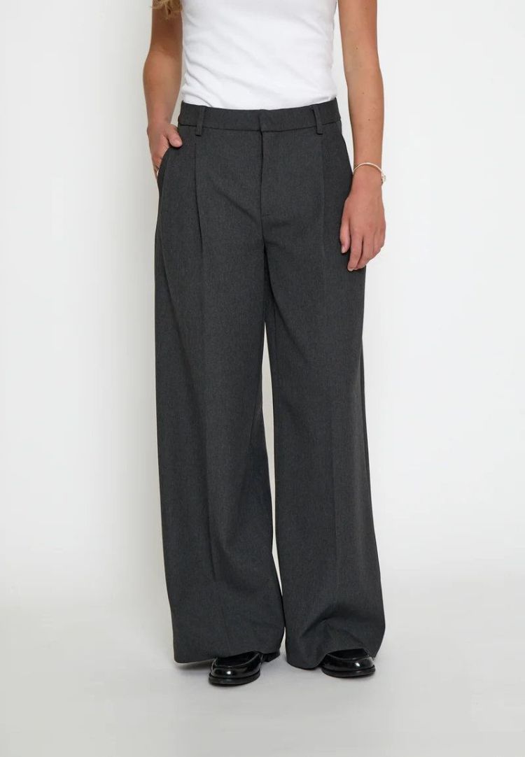 Vivianne GRS Mid Waist Pant 129 dark grey