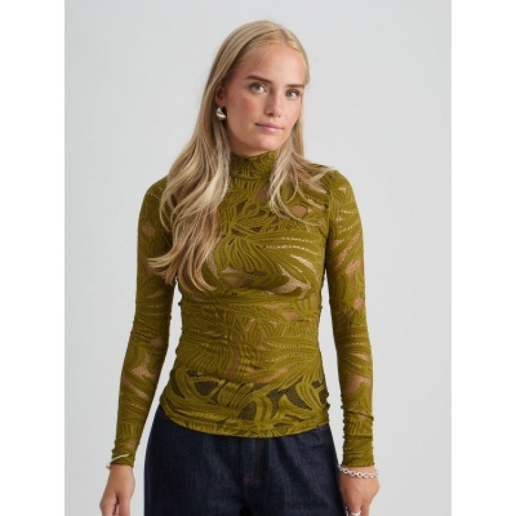 Lovena Long Sleeve Top 449 fir green