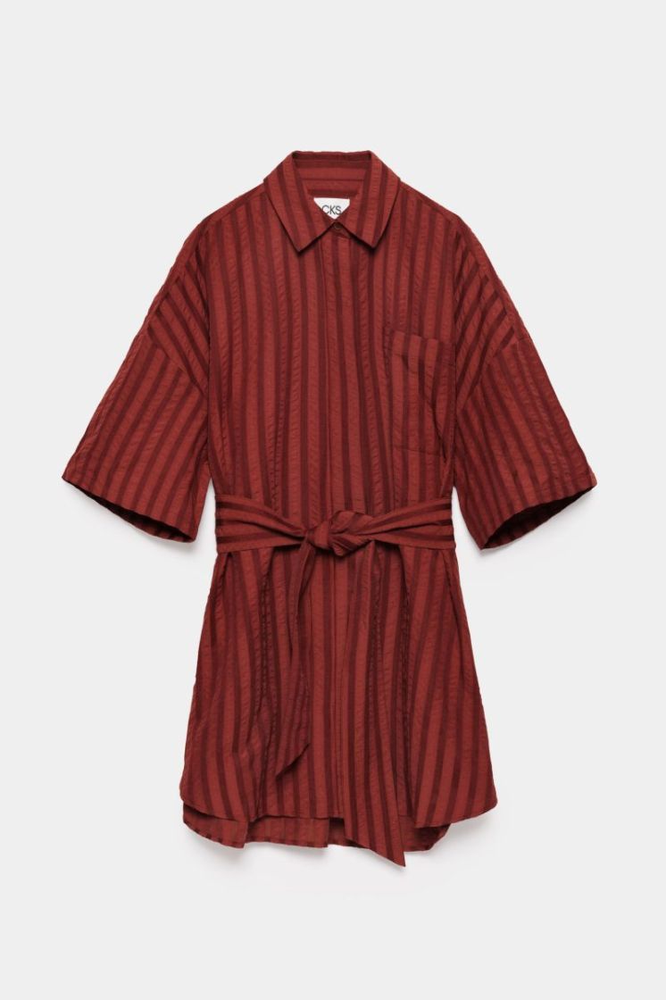 Dimply oversized korte jurk RDD