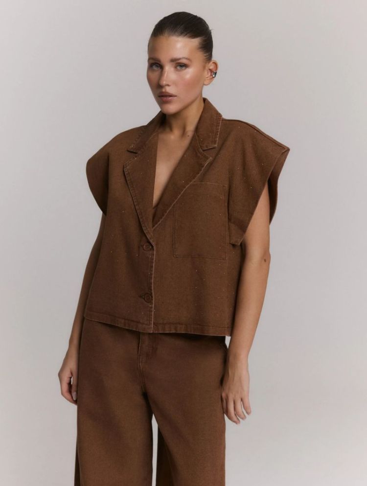 Marlie gilet 600 brown