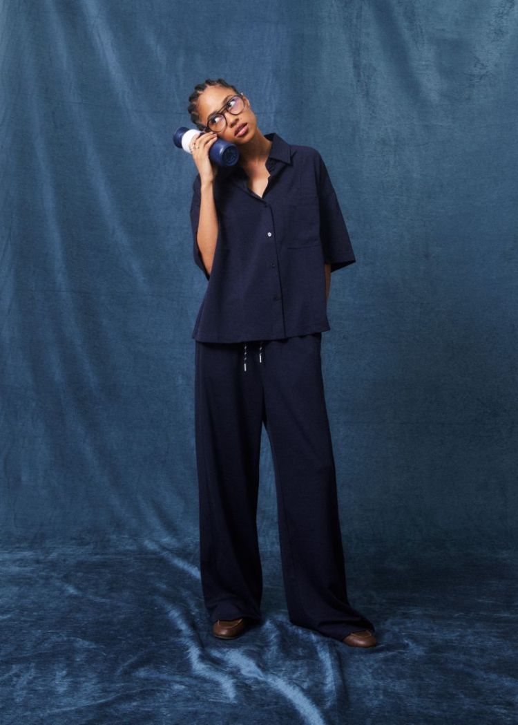 Garros Navy Blue Shirt bleu marine