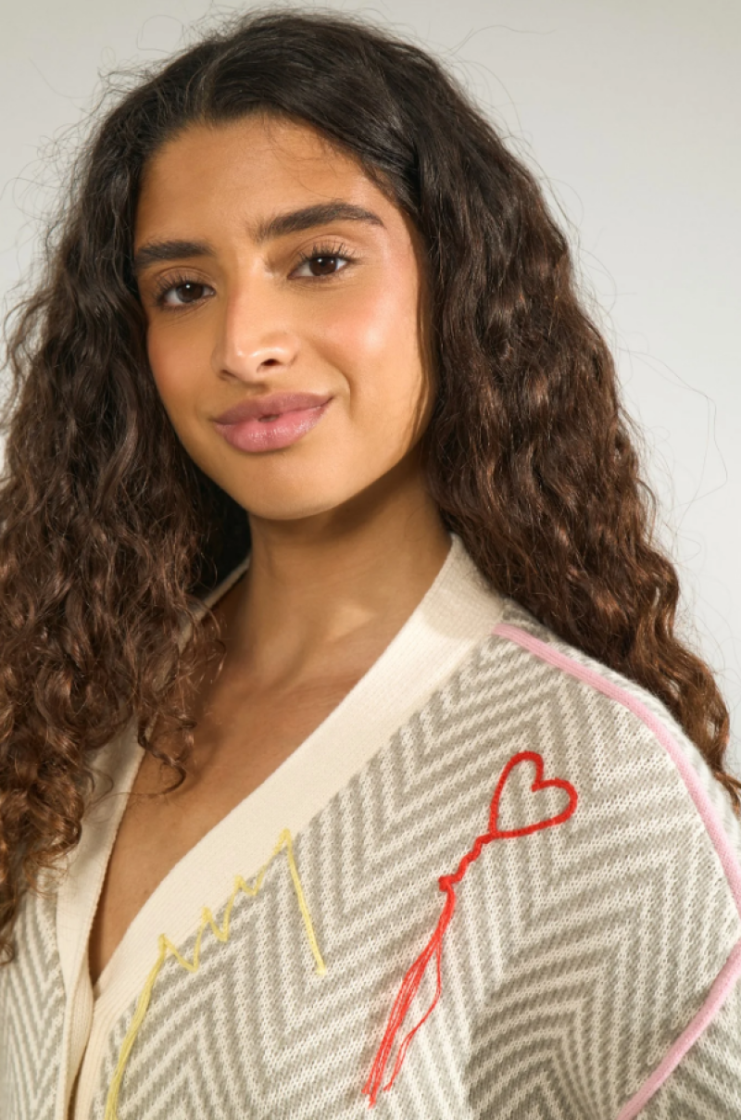 Ravissi Cardigan  Light grey mel