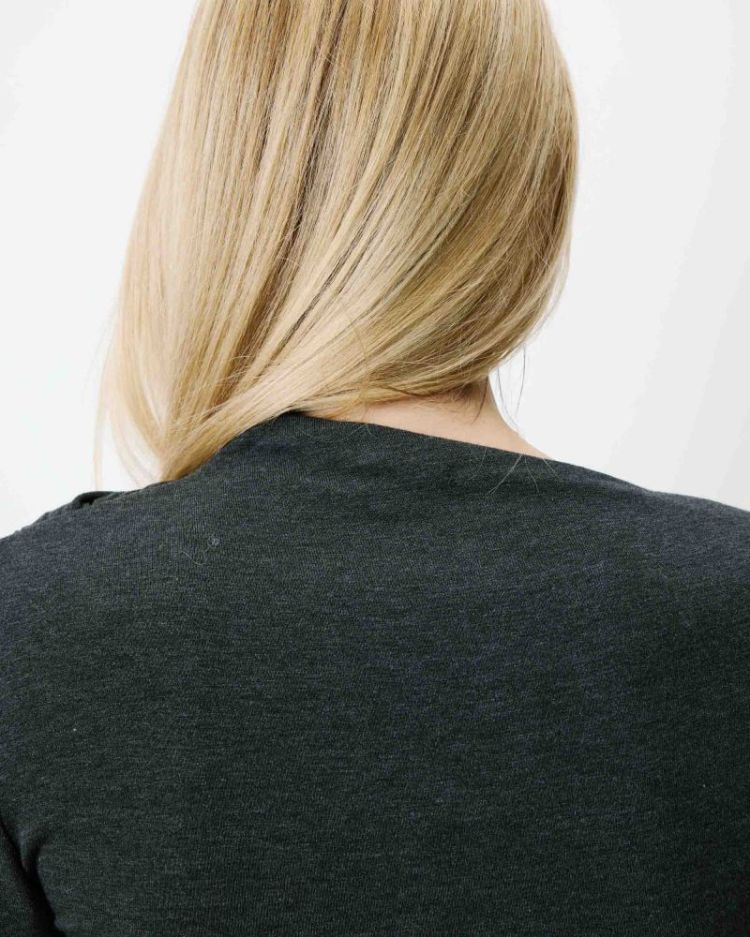 asymmetric draped top Aurygny anthracite