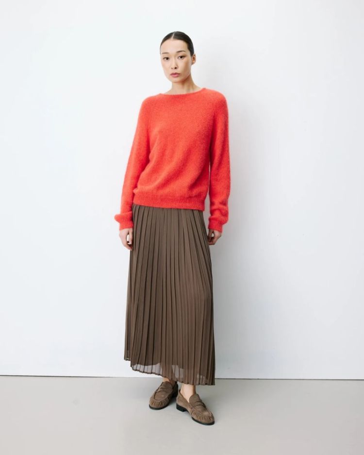 Backless knit sweater Anthemis sanguine