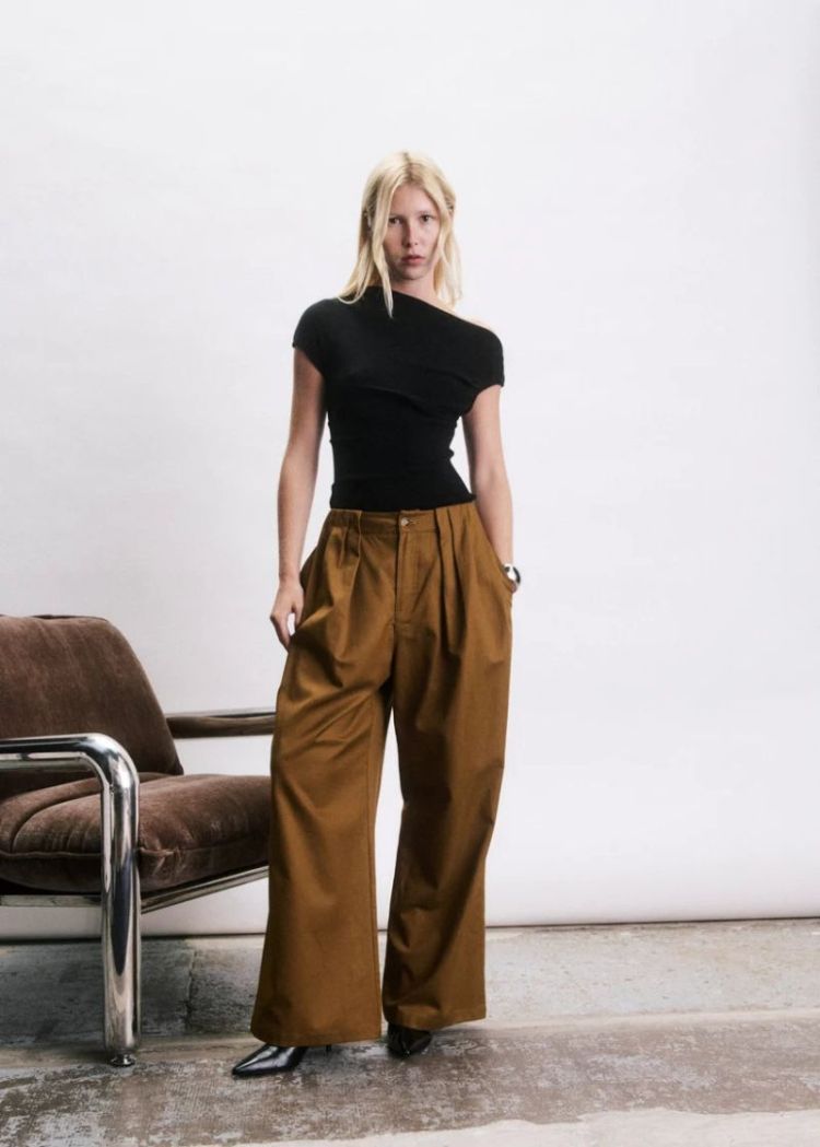 Trousers Juan ocre