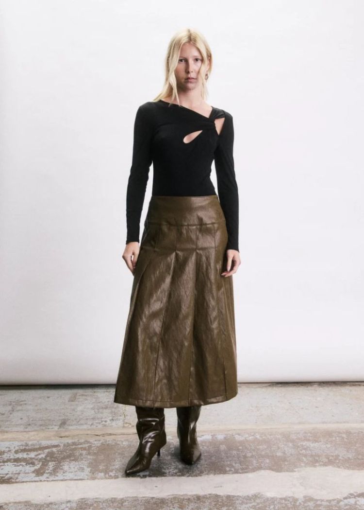 Skirt Rowan  kaki
