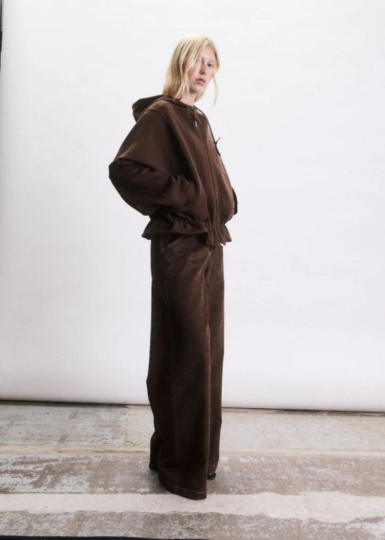 Sweatshirt Warren chocolat