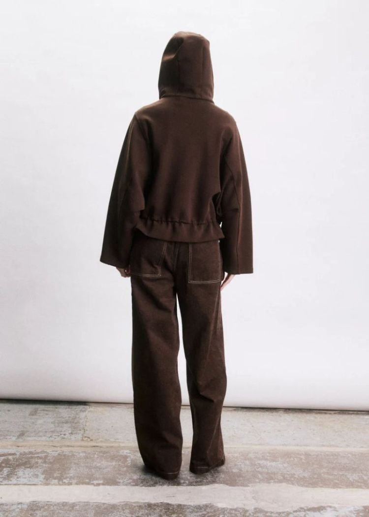 Sweatshirt Warren chocolat