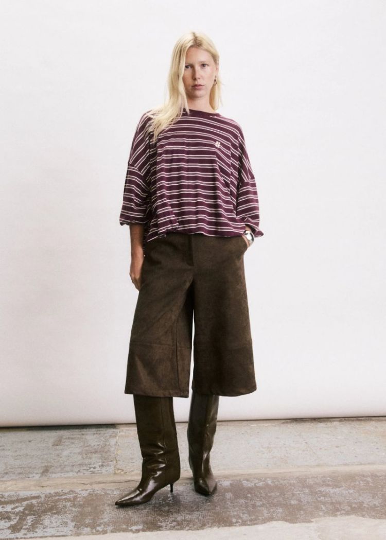 Top Luc AUBERGINE