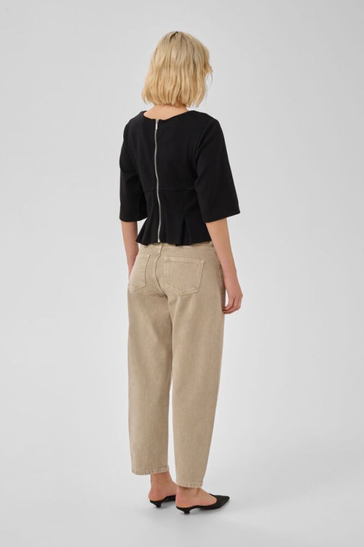 Apir Pleat Tee black