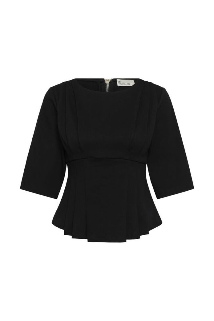 Apir Pleat Tee black