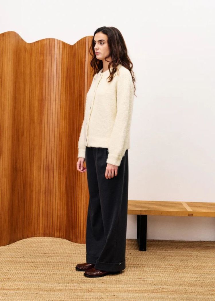Syros cardigan creme