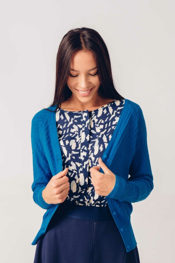 Albiztur Cardigan Cyan