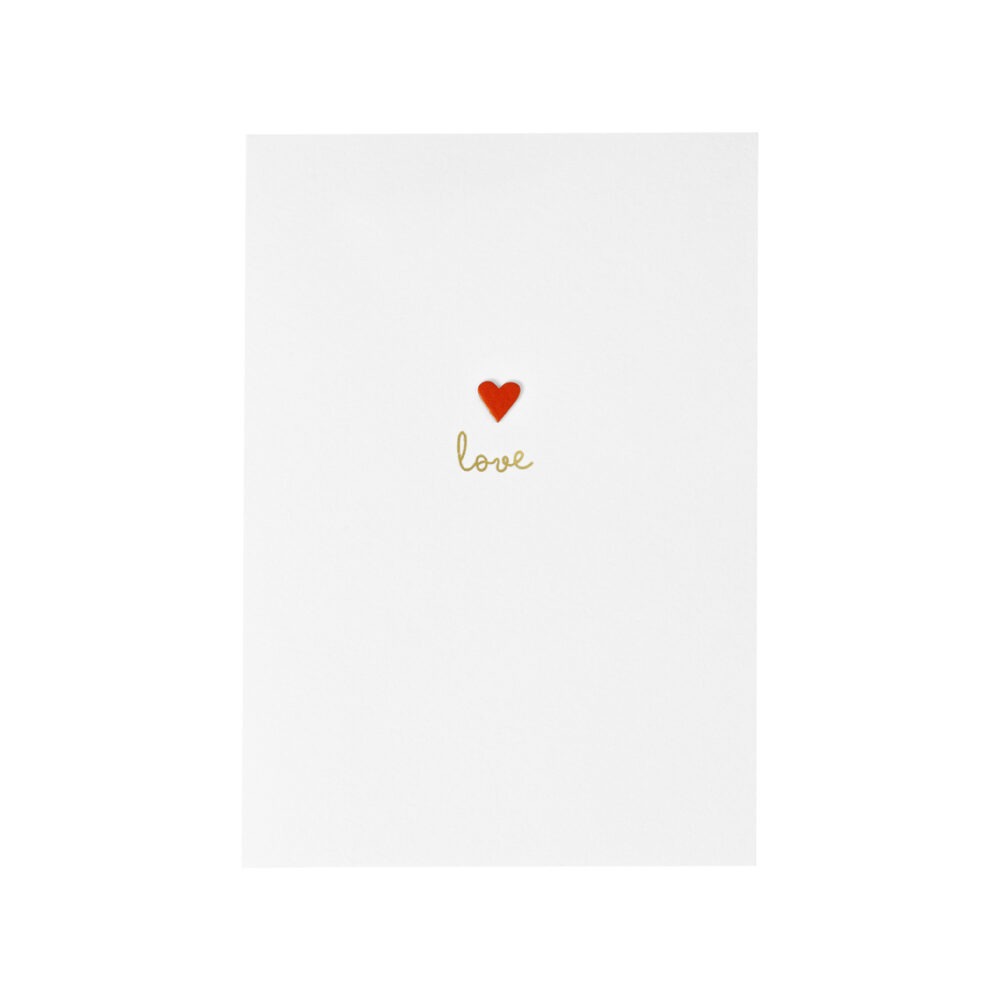 Heart card "Love"