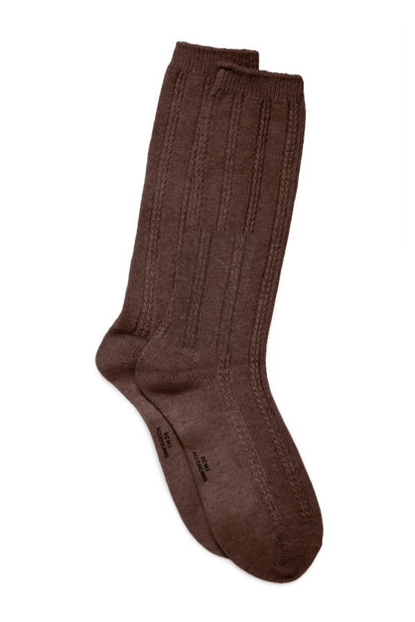 Mathilde Socks - Coffee Bean
