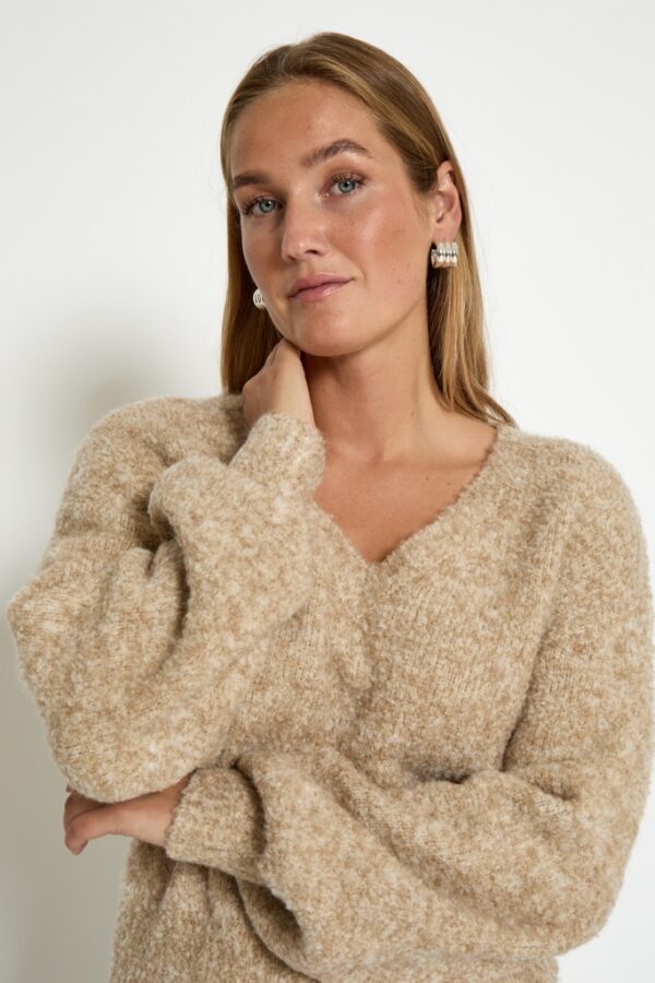 Jennie V-Neck Knit Pullover