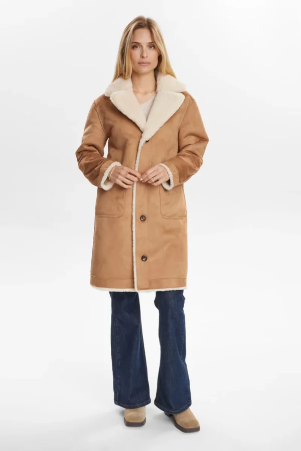 Elliot reversible coat - Cognac
