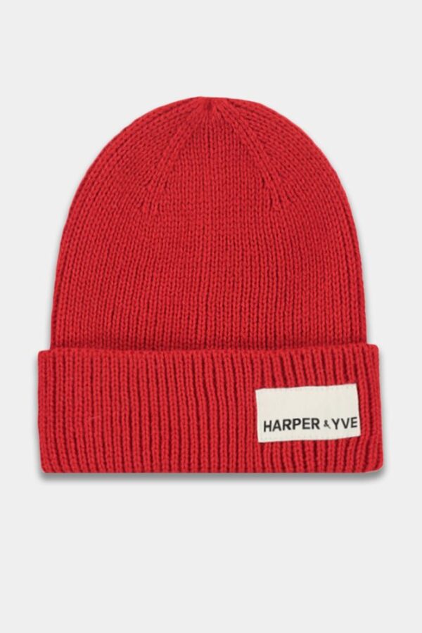 Beanie harper rood