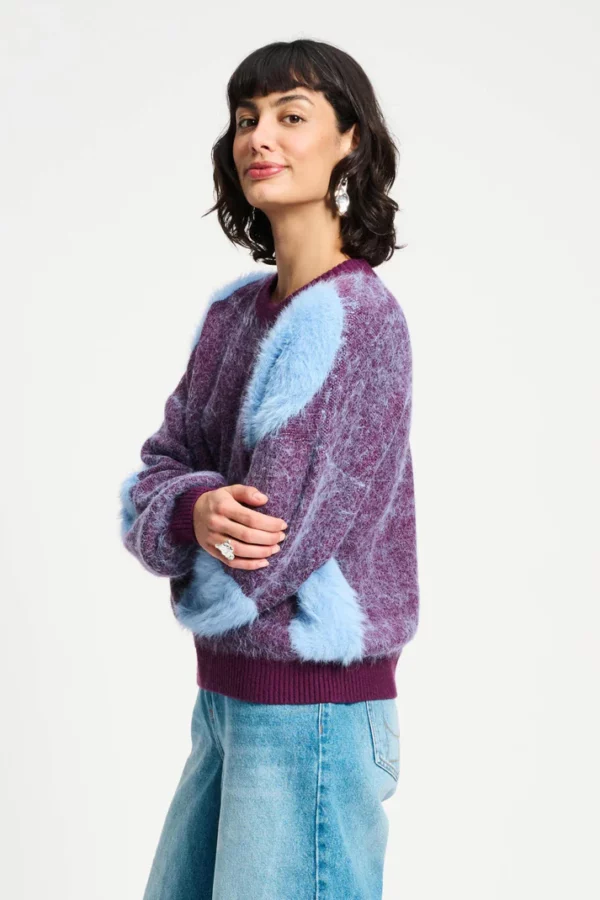 pom-amsterdam-pullovers-trui-dots-plum-1191847257