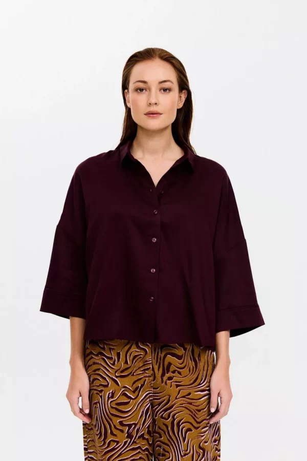 Selalong blouse korte mouwen