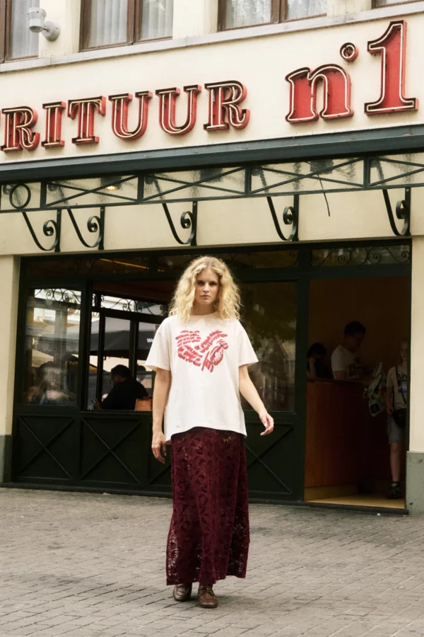 Herbert Bordeaux Skirt