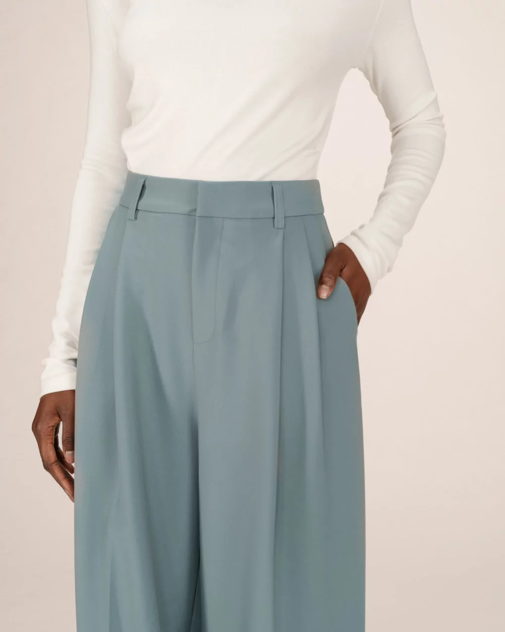 Tailored trousers sauge Story - Afbeelding 2